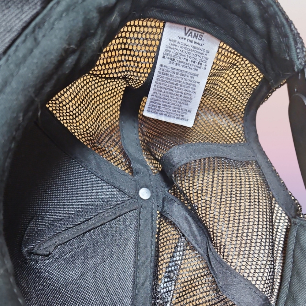 Vans Beach Holiday Black Trucker Hat - Picture 7 of 8